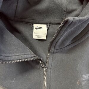 Nike Tech Black Zip-Up Hoodie
